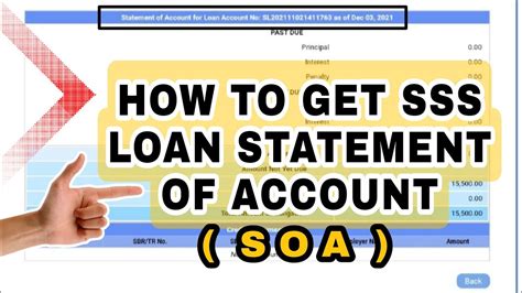 statement of account sss.